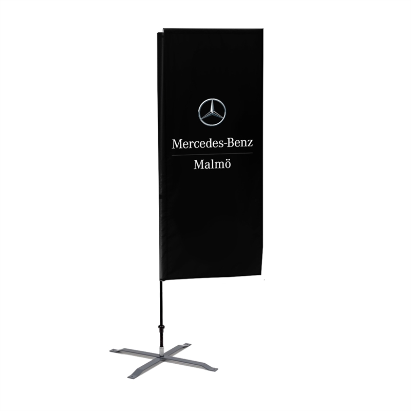 Beachflagga rak liten 240cm